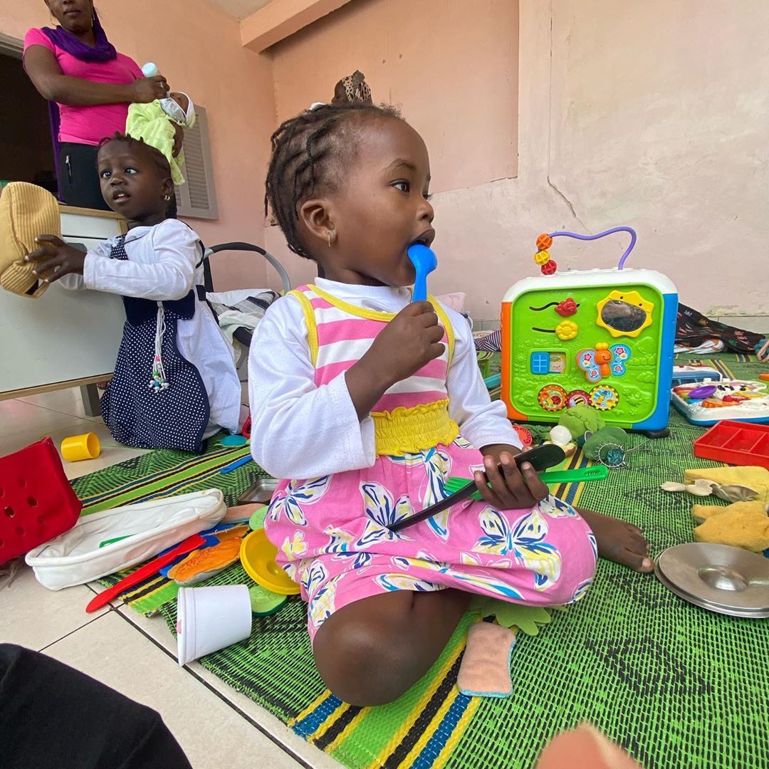 Gigi Hadid: Today we visited a @UNICEF supported shelter, for women and