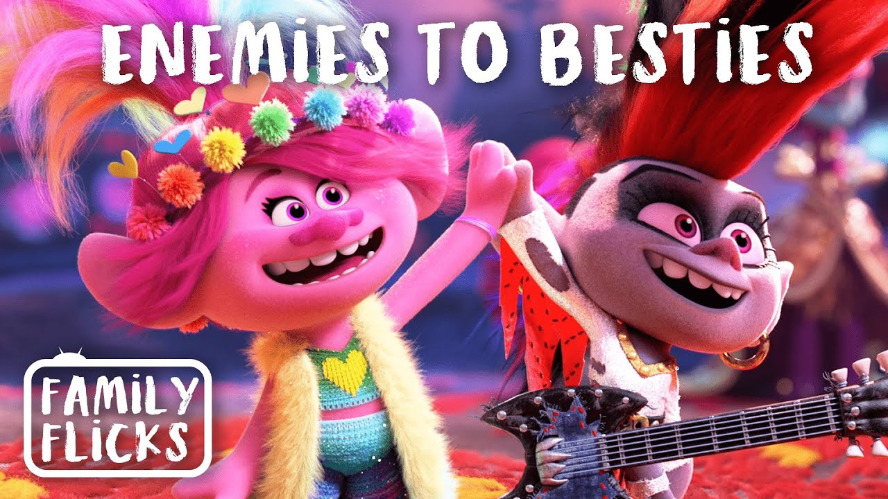 Queen Barb and Queen Poppy: Enemies to Besties | Trolls: World Tour ...