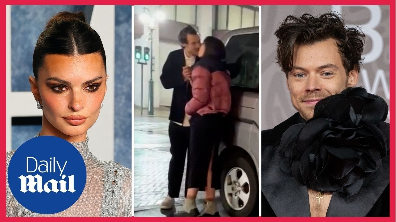 Harry Styles passionately kisses Emily Ratajkowski in Tokyo streets ...