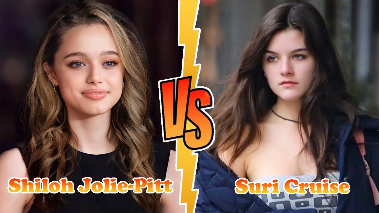 Suri Cruise VS Shiloh Jolie-Pitt (Brad Pitt's Daughter) Transformation