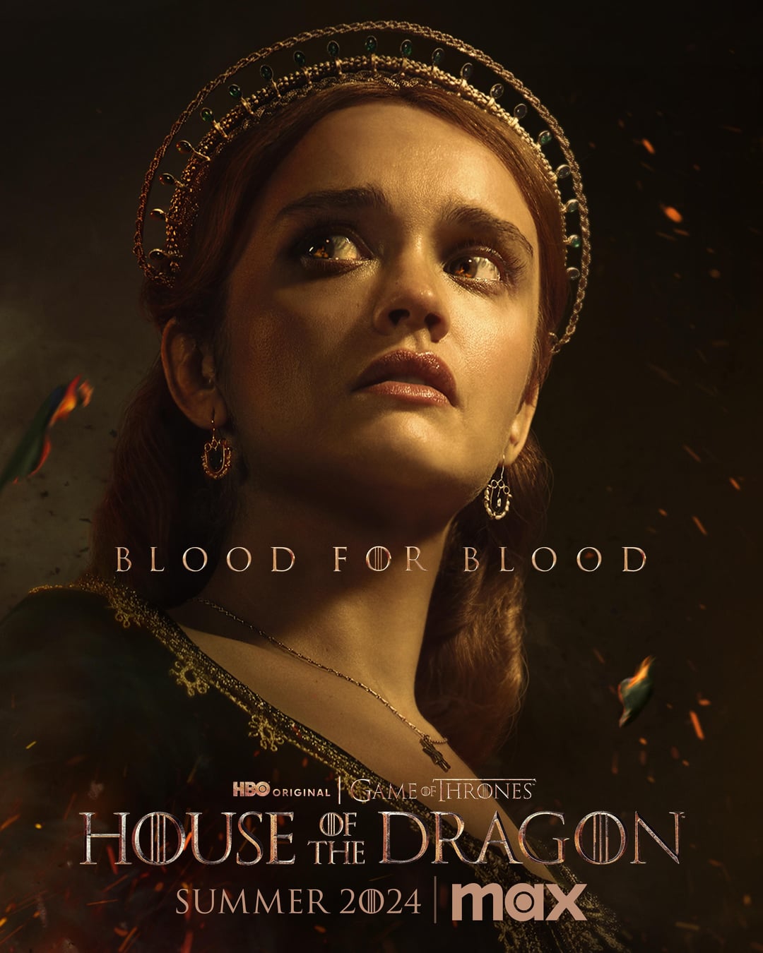 New character posters for 'House of the Dragon' season 2 featuring