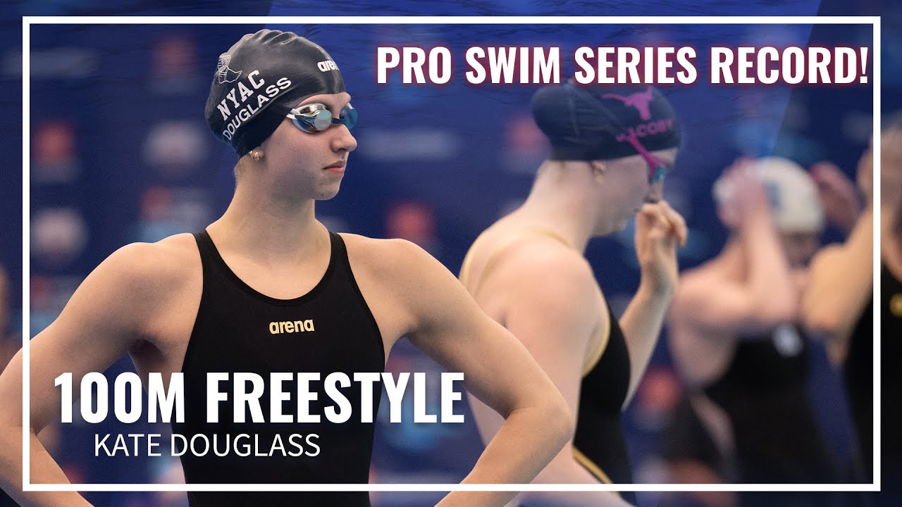 Kate Douglass Ties Pro Swim Series Record in Women's 100M Freestyle