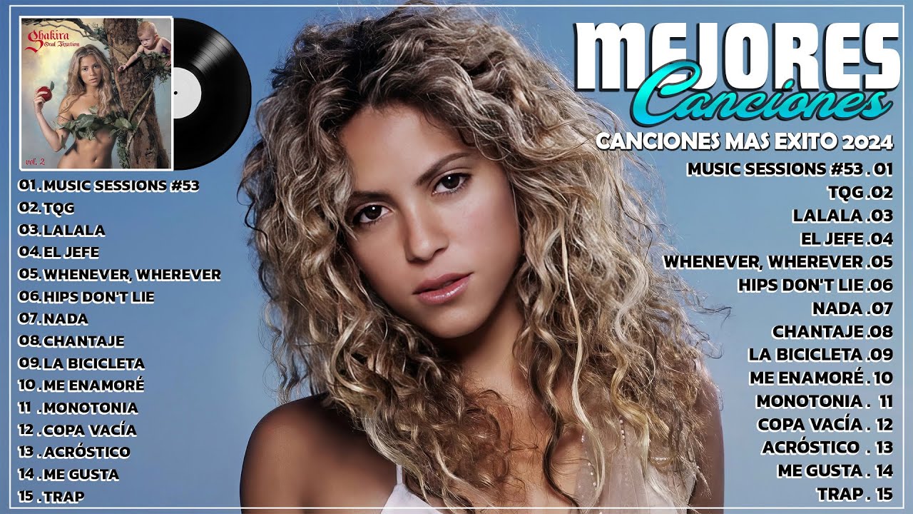 Shakira Mix 2025 Grandes Éxitos De Shakira Las Mejores Canciones de