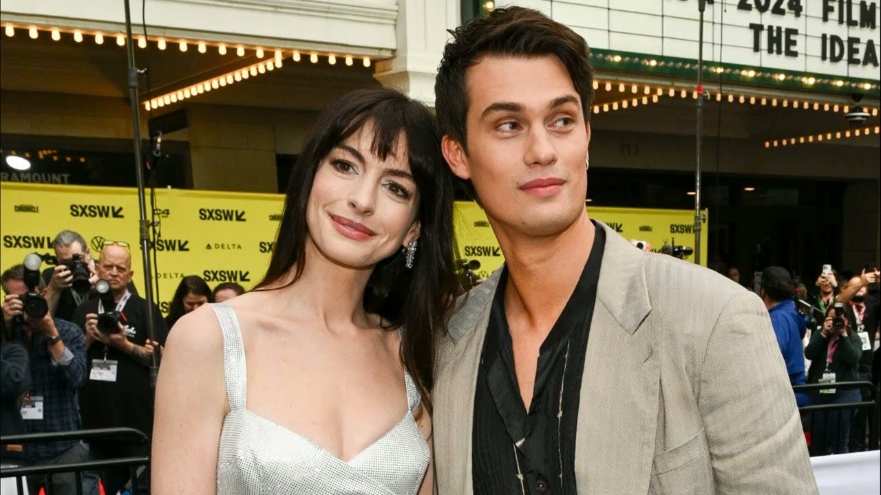 Watch Anne Hathaway Nicholas Galitzine Share A Steamy First Kiss In The Idea Of You Trailer