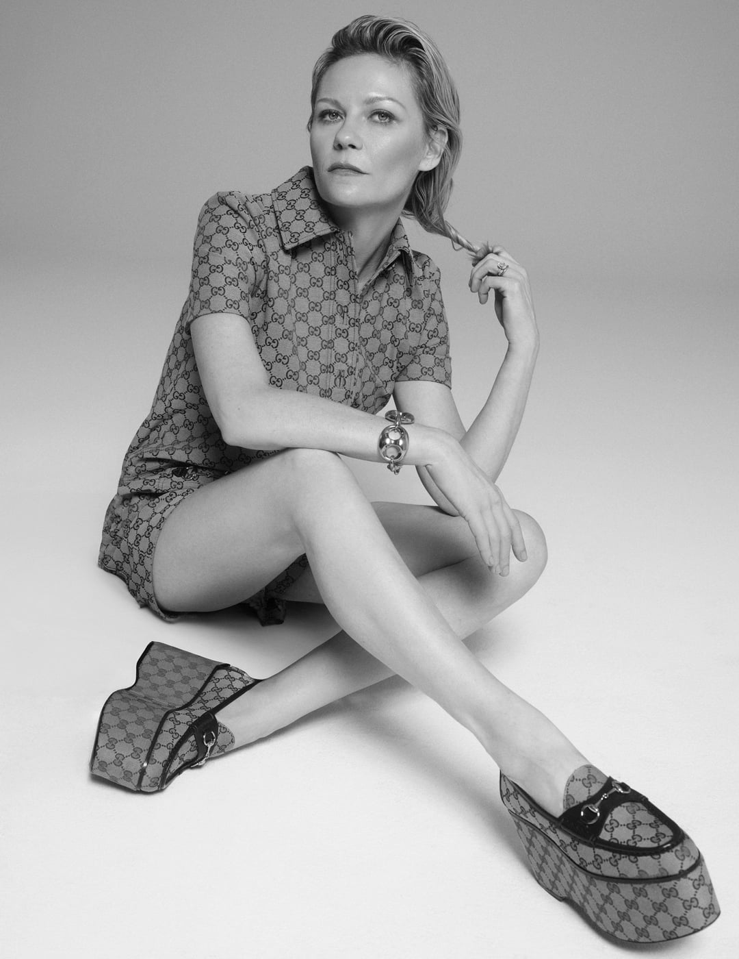 Kirsten Dunst featuring Gucci Ancora SS24 📸 by David Roemer for Flaunt ...