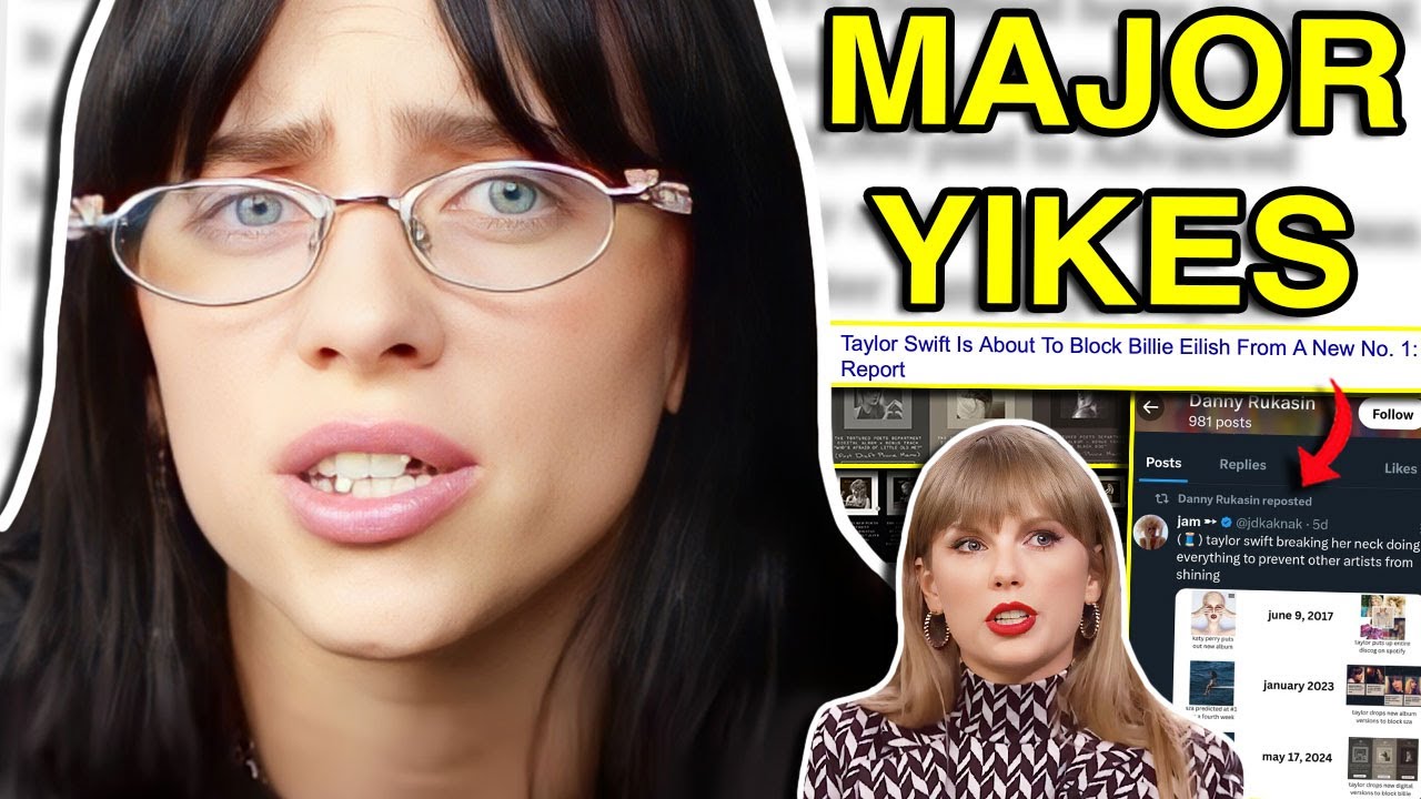 BILLIE EILISH IS IN TROUBLE … shades taylor swift (drama explained