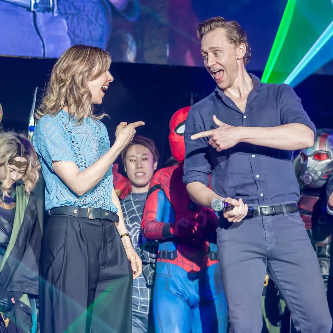 Sophia Di Martino and Tom Hiddleston at Osaka Comic Con 2024 INBELLA