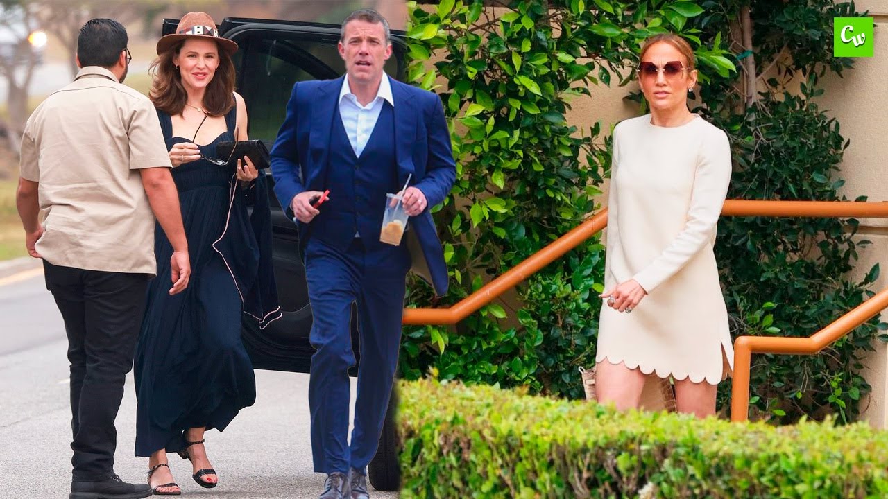 Jennifer Lopez, Ben Affleck keep their distance during his son’s