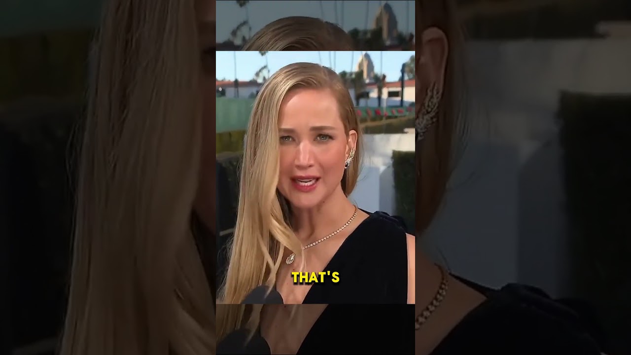 Jennifer Lawrence's Reaction to Losing at the Golden Globes 😂😲 - INBELLA