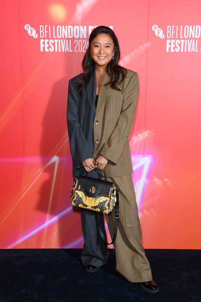 Ashley Park attends the "The Summer Book" Special Presentation during the 68th BFI London Film Festival at The Curzon Mayfair on October 12, 2024 in London, England. 