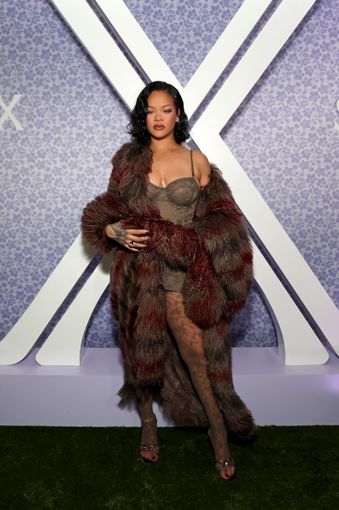 rihanna in lingerie savage x fenty celebration of lavish lace nordstrom century city la