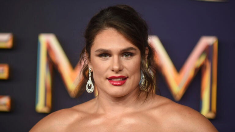 Ilona Maher arrives at the 76th Primetime Emmy Awards in Los Angeles.