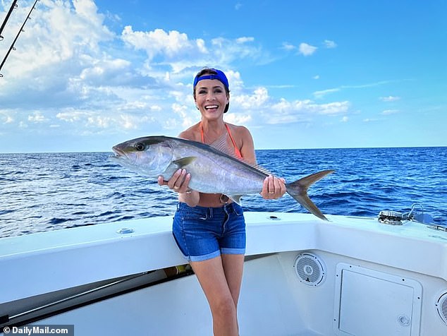 Lake enjoyed a family vacation in the Bahamas last year as she made preparations for a run for the Arizona Senate seat vacated by Kyrsten Sinema