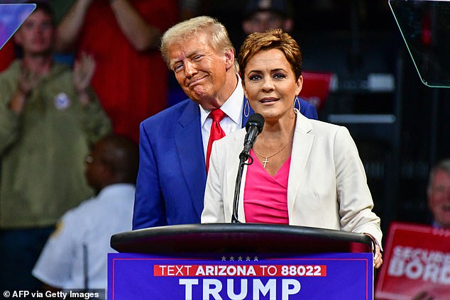 Kari Lake rose to national fame for supporting Donald Trump's claims that the 2020 election was rigged, and has modeled her political career - from TV star to firebrand conservative - on his rise from The Apprentice to the White House