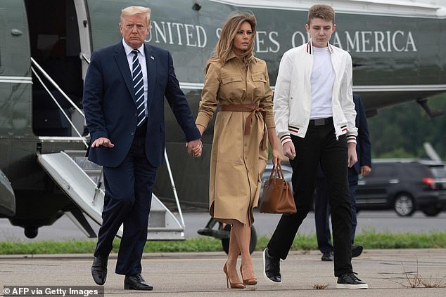 In 2017, it took nearly six months for her to move from her New York apartment into the White House. This was explained at the time as being for the benefit of Barron.