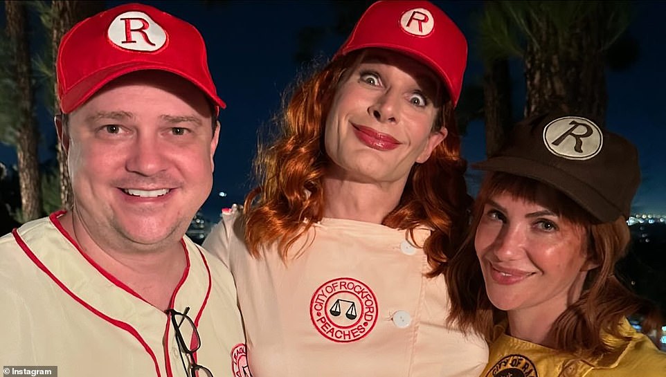 Mike Flanagan and Bryan Fuller dressed up Jimmy and Dottie from 1992 film A League of Their Own. The original characters were played by Tom Hanks and Geena Davis