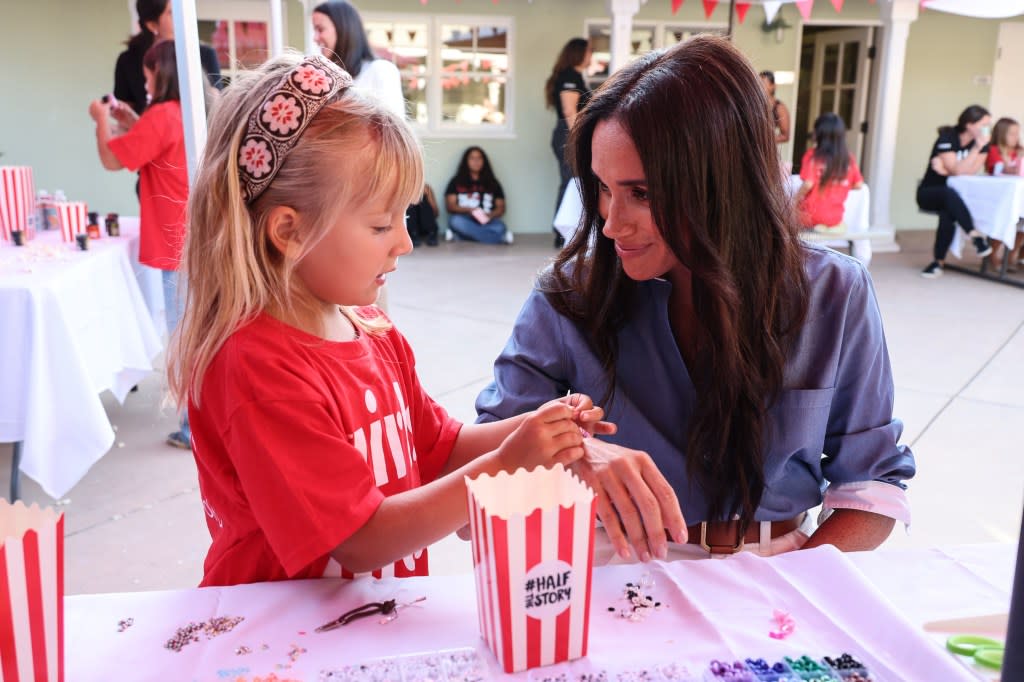 Meghan Markle, The Duchess of Sussex visits Girls Inc. of Greater Santa Barbara on October 02, 2024 in Santa Barbara, California. The Archewell Foundation via Getty Images