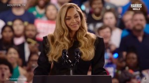 Beyonce at Kamala Harris Houston Rally