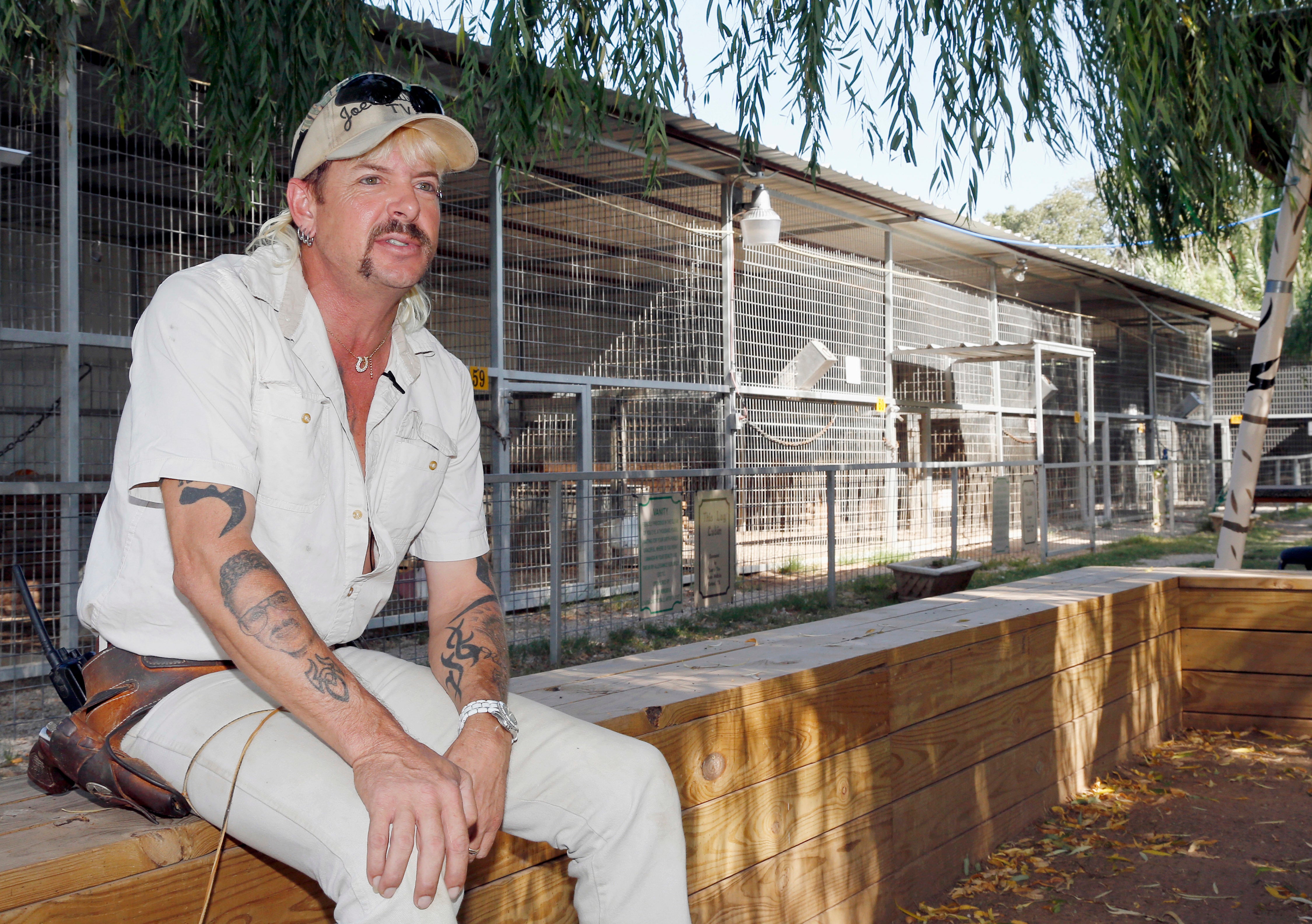 Joe Exotic suspended his presidential campaign in August and fully endorsed Trump