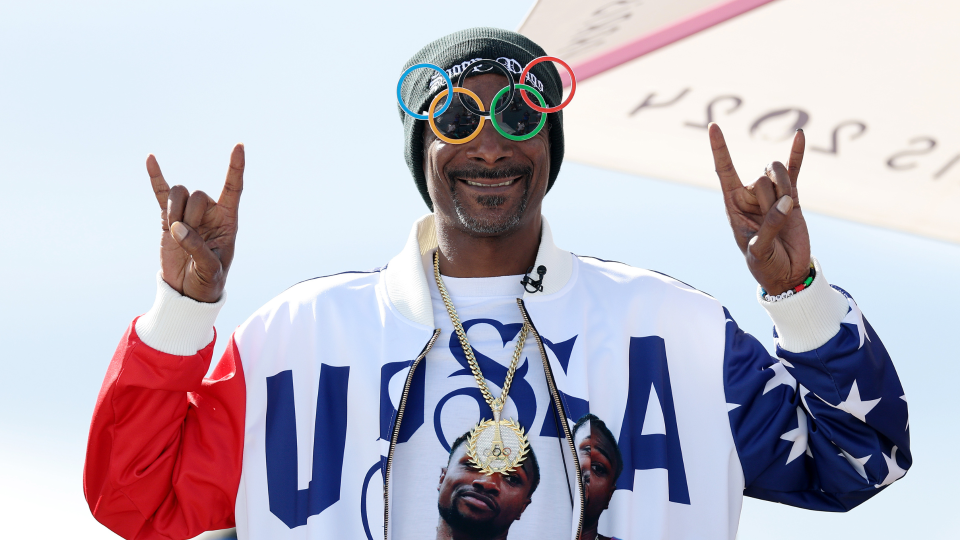 Snoop Dogg at the 2024 Paris Olympics.