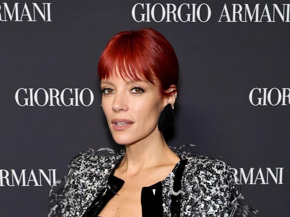 Lily Allen reveals she makes more from OnlyFans than Spotify (Getty Images for Giorgio Armani)