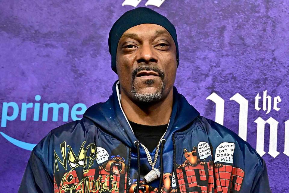 <p>FREDERIC J. BROWN/AFP via Getty </p> Snoop Dogg in Culver City, California on Jan. 23, 2024