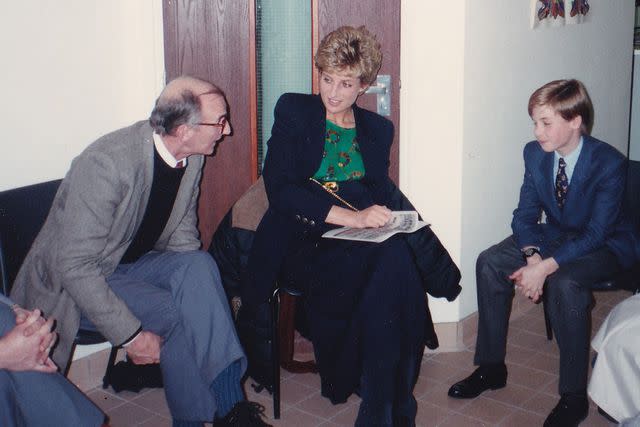 <p>The Passage</p> Prince William on his first visits to The Passage with his mother, Princess Diana, in 1993.