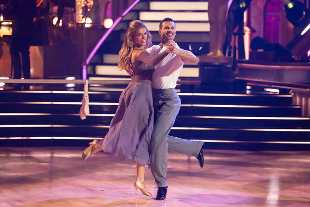 <p>Disney/Eric McCandless</p> Brooks Nader and Gleb Savchenko dancing on Sept. 24, 2024