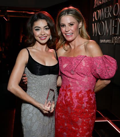 <p>Michael Kovac/Variety via Getty</p> Sarah Hyland and Julie Bowen at Variety's Power of Women Honors