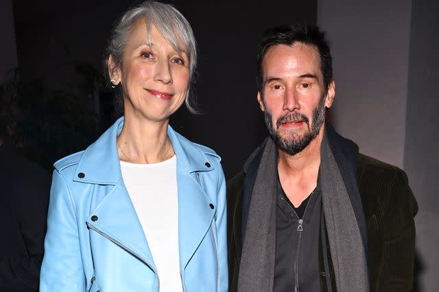 <p>Michael Buckner/Variety via Getty</p> Alexandra Grant and Keanu Reeves