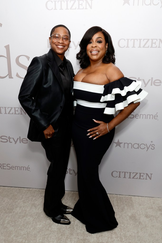 Jessica Betts and Niecy Nash attend the InStyle Imagemaker Awards.