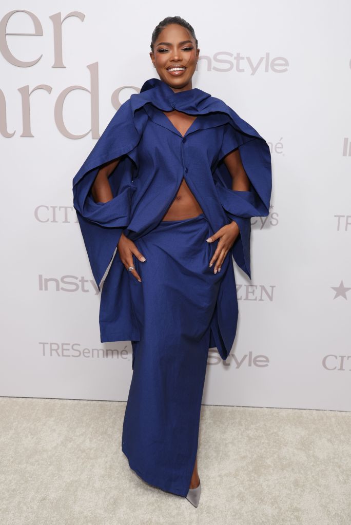 Ryan Destiny wearing Issey Miyake