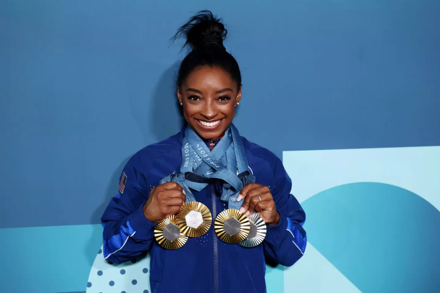 Team USA gymnast Simone Biles, a perfect example of a G.O.A.T (Naomi Baker/Getty Images)