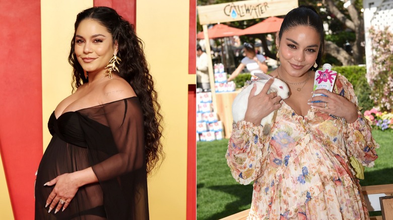 Vanessa Hudgens while pregnant