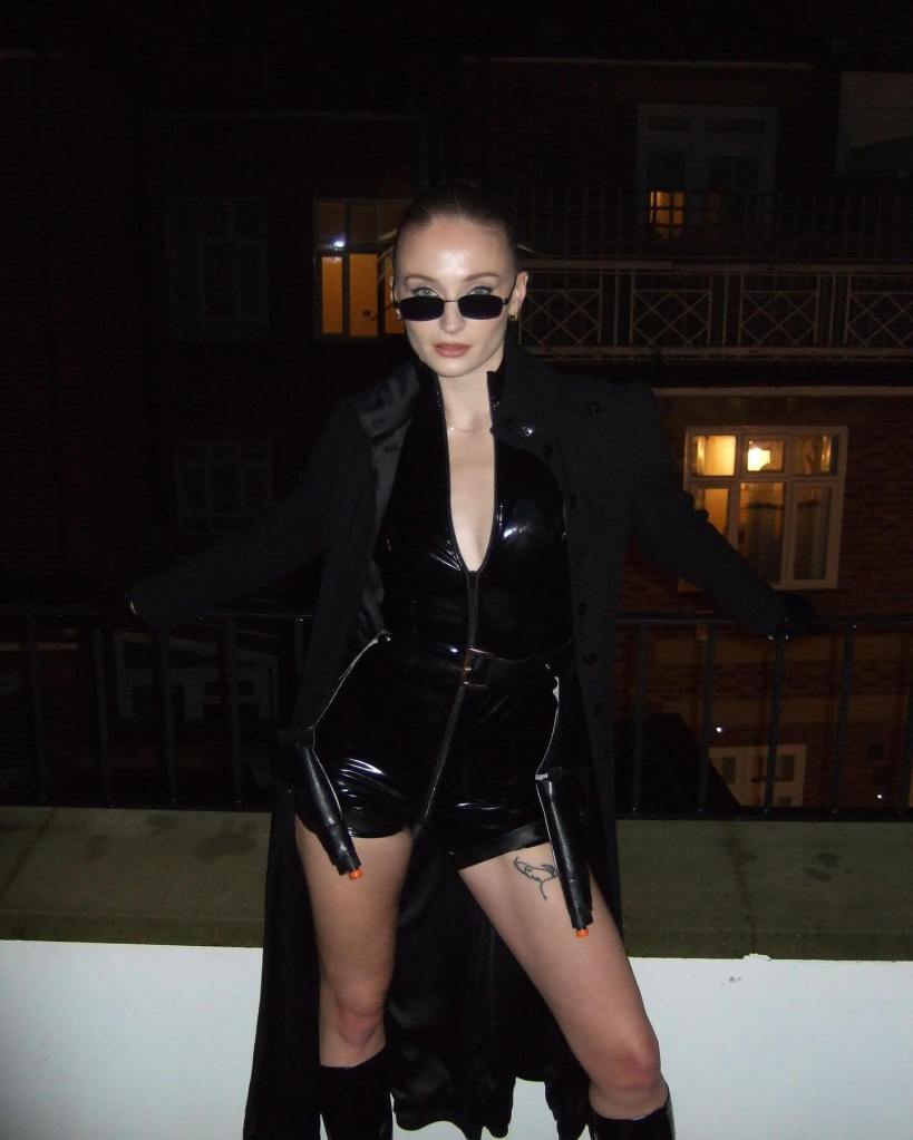 Sophie Turner as Trinity from "The Matrix"